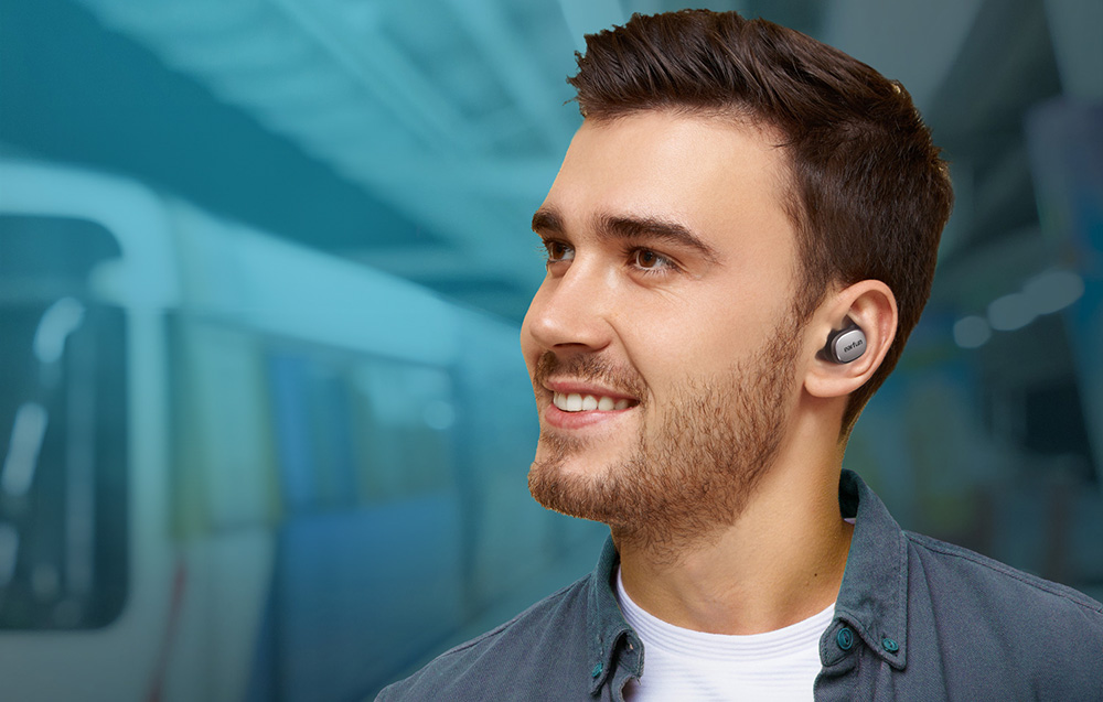 Ausinės TWS EarFunFree Pro 3 ANC Juodos