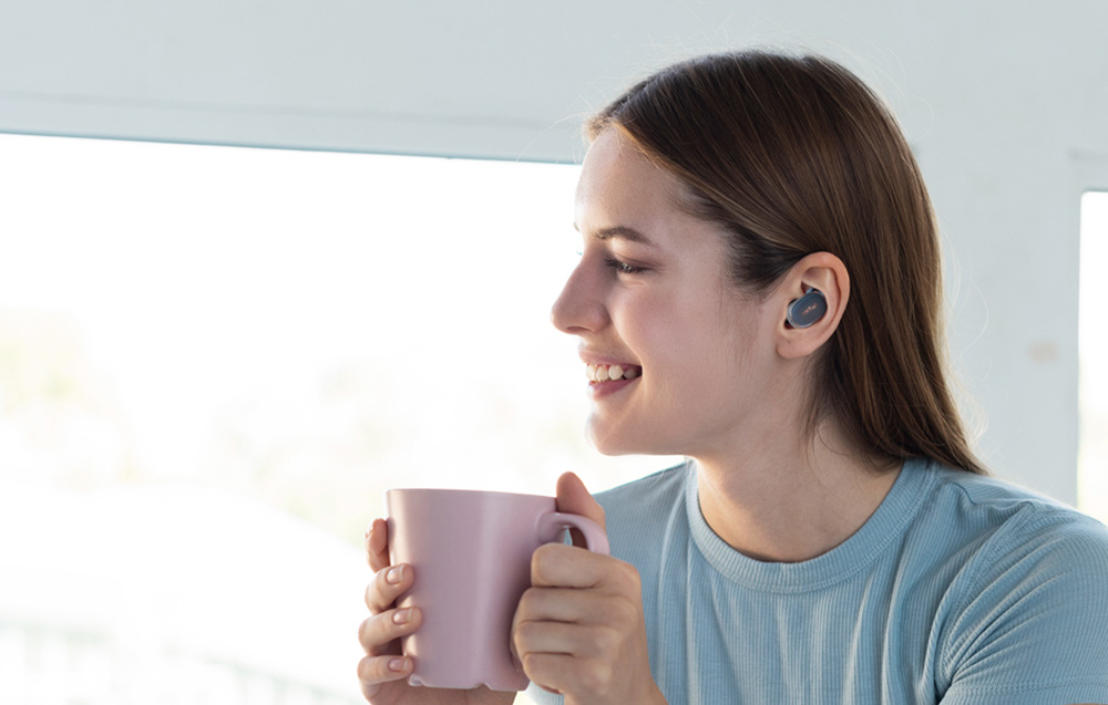 Ausinės TWS EarFunFree Pro 3 ANC Mėlynos
