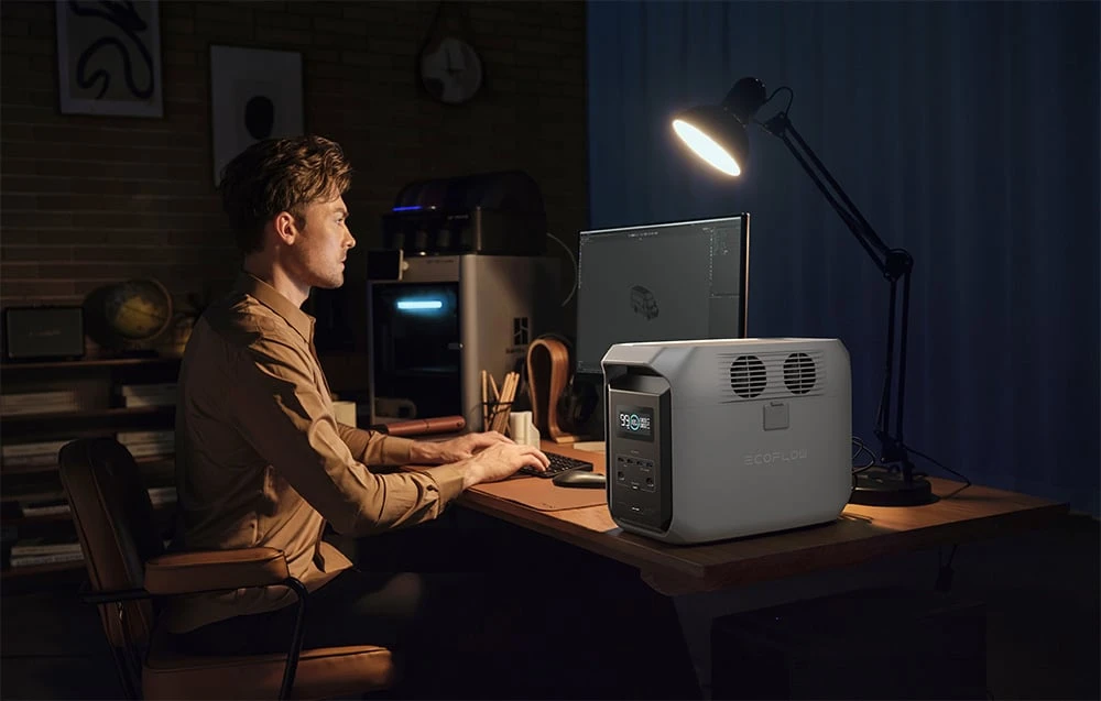 Nešiojama elektrinė „EcoFlow DELTA 3 1500“ aprašymas - Prekės nuotrauka Nešiojama elektrinė „EcoFlow DELTA 3 1500“ aprašymas - Prekės nuotrauka
