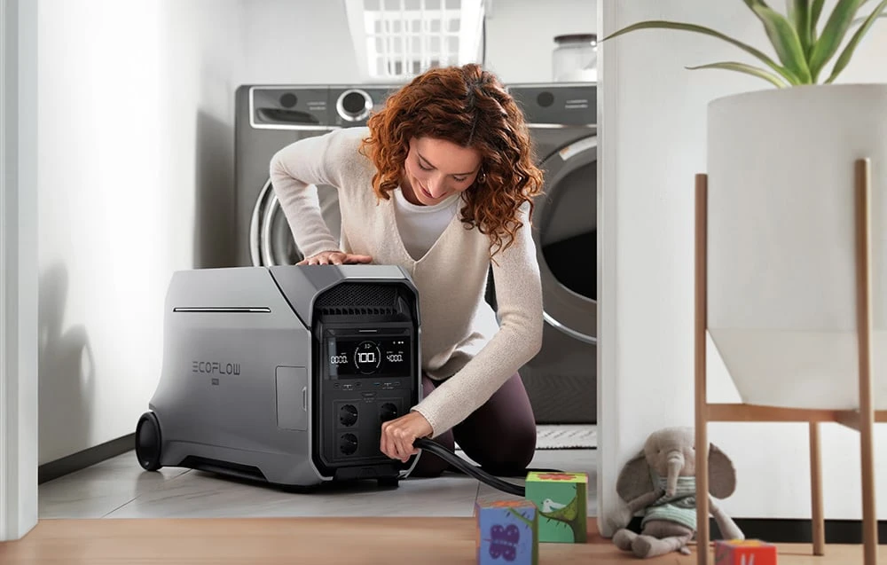 Nešiojama elektrinė „EcoFlow DELTA Pro 3“ aprašymas - Prekės nuotrauka Nešiojama elektrinė „EcoFlow DELTA Pro 3“ aprašymas - Prekės nuotrauka