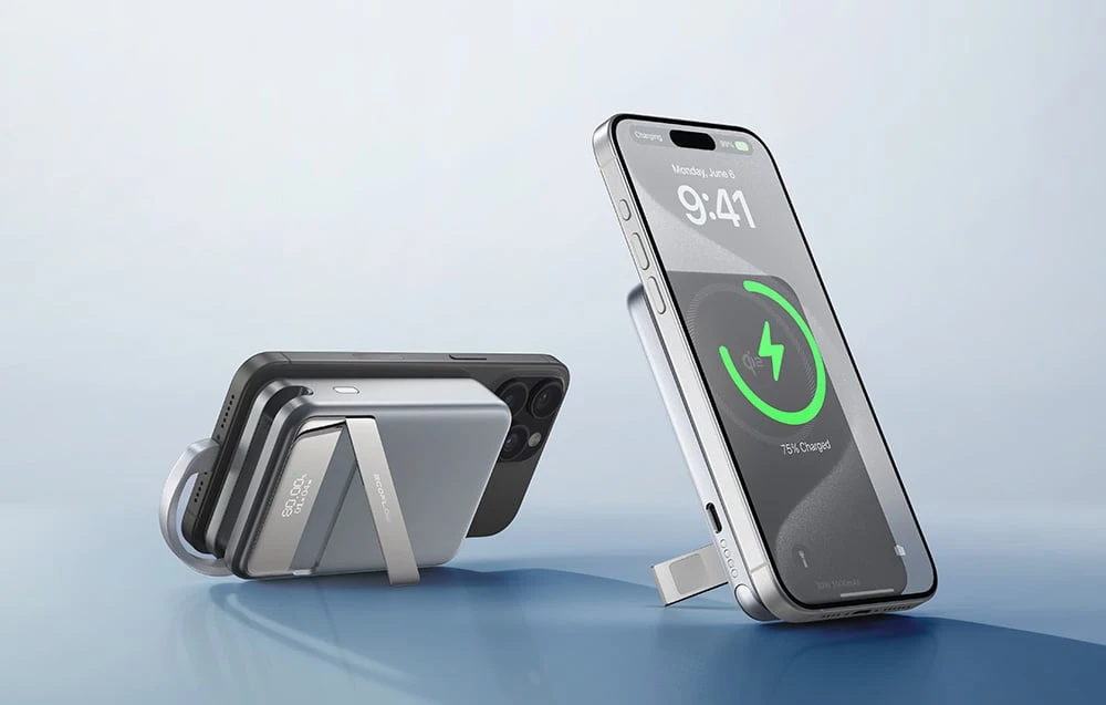 „EcoFlow RAPID“ magnetinė išorinė baterija, 5000 mAh, (sidabrinis). aprašymas - Prekės nuotrauka „EcoFlow RAPID“ magnetinė išorinė baterija, 5000 mAh, (sidabrinis). aprašymas - Prekės nuotrauka