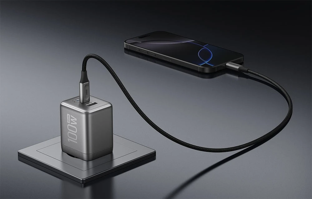 EcoFlow RAPID Pro 100W, 2xUSB-C, 1xUSB-A, GaN aprašymas - Prekės nuotrauka EcoFlow RAPID Pro 100W, 2xUSB-C, 1xUSB-A, GaN aprašymas - Prekės nuotrauka