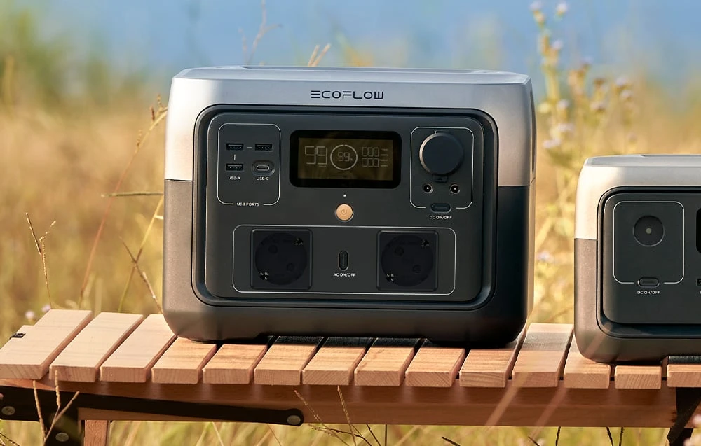 EcoFlow RIVER 2 Max nešiojamoji maitinimo stotis, 512Wh, 500W, X-Boost, EPS aprašymas - Prekės nuotrauka