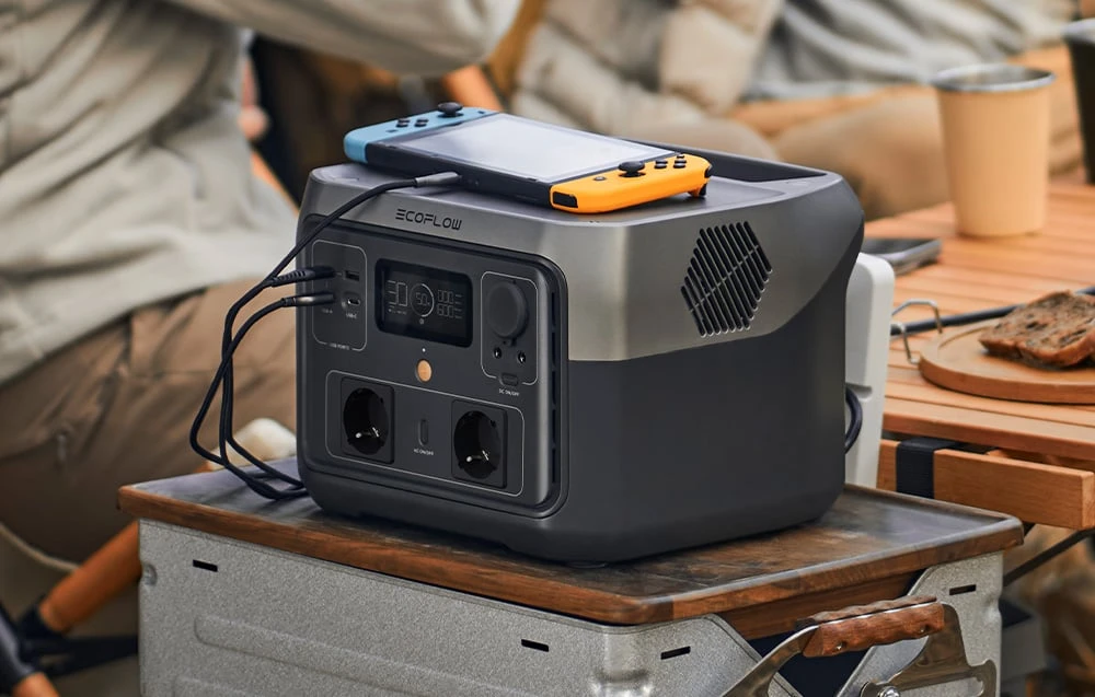 EcoFlow RIVER 2 Max nešiojamoji maitinimo stotis, 512Wh, 500W, X-Boost, EPS aprašymas - Prekės nuotrauka