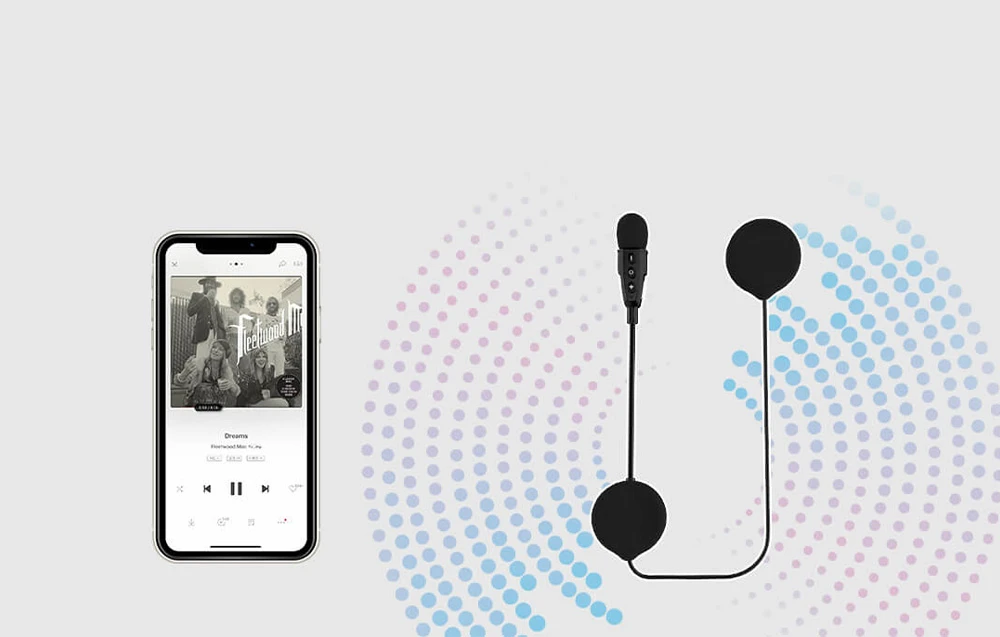 EJEAS E1+ Bluetooth headset for helmets aprašymas - Prekės nuotrauka