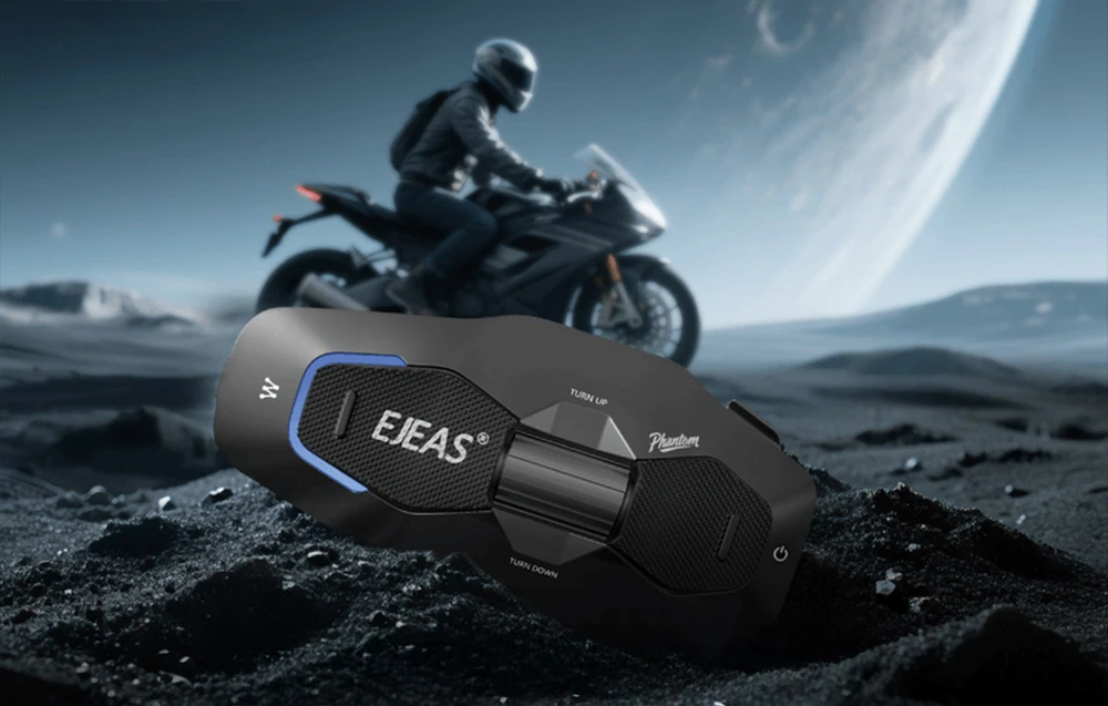 EJEAS X10 Plus motorcycle intercom for iki 100 participants aprašymas - Prekės nuotrauka