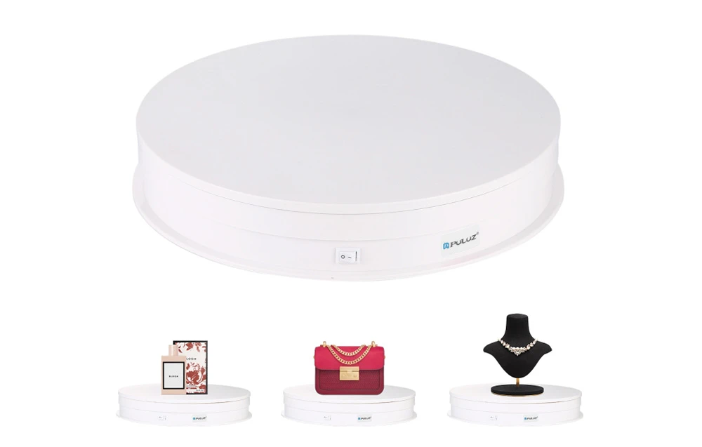 Puluz 30 cm USB elektrinis besisukantis patefonas baltas aprašymas - Prekės nuotrauka Puluz 30 cm USB elektrinis besisukantis patefonas baltas aprašymas - Prekės nuotrauka
