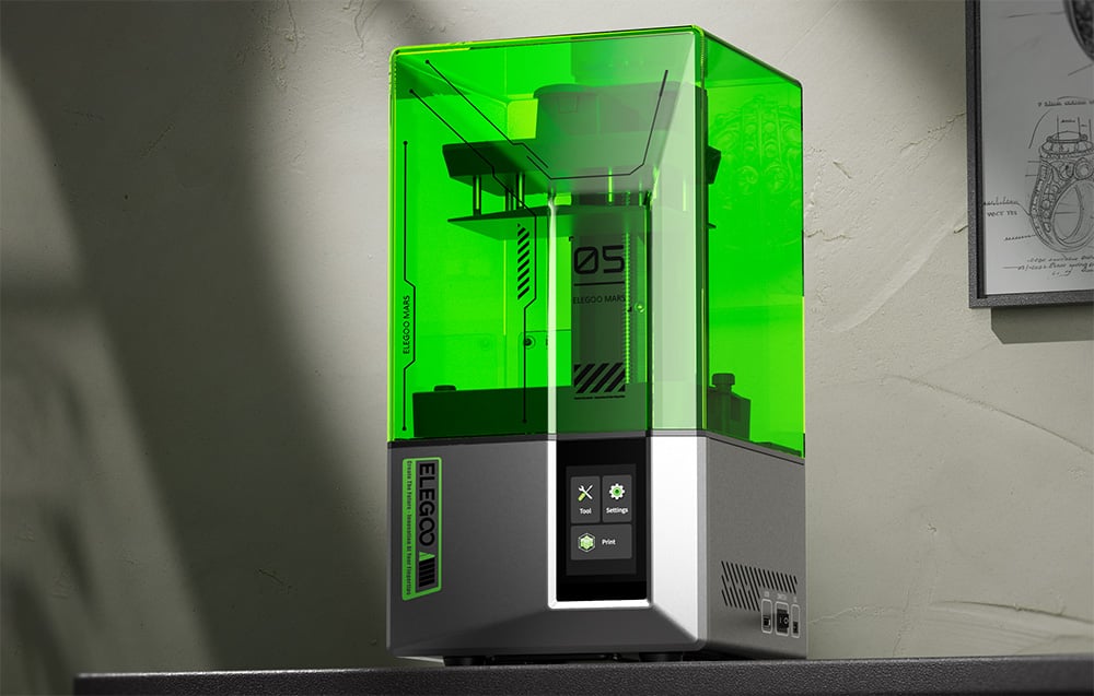 elegoo-mars-5-3d spausdintuvas