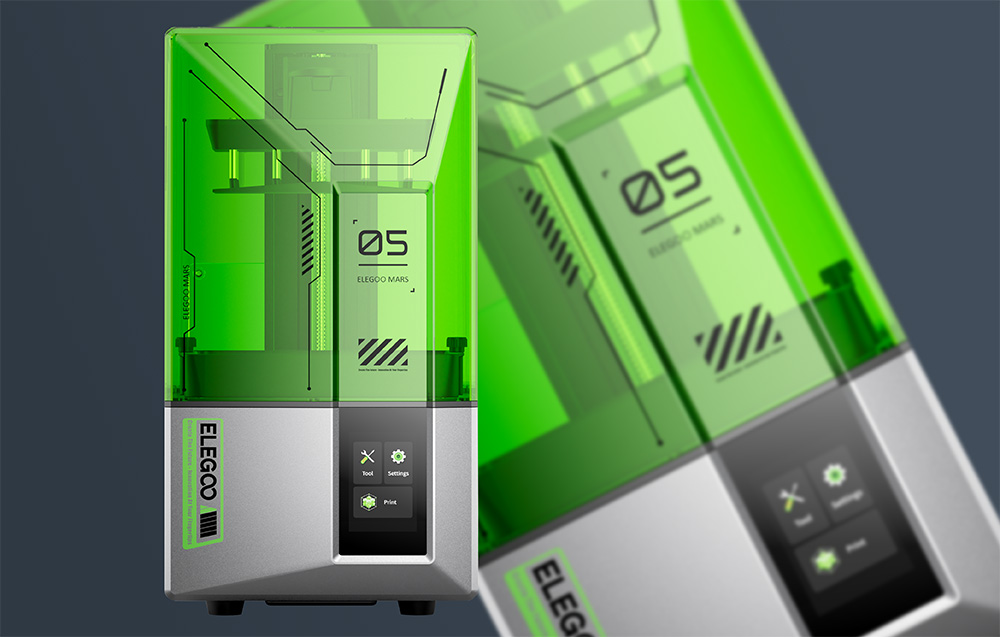 elegoo-mars-5-3d spausdintuvas