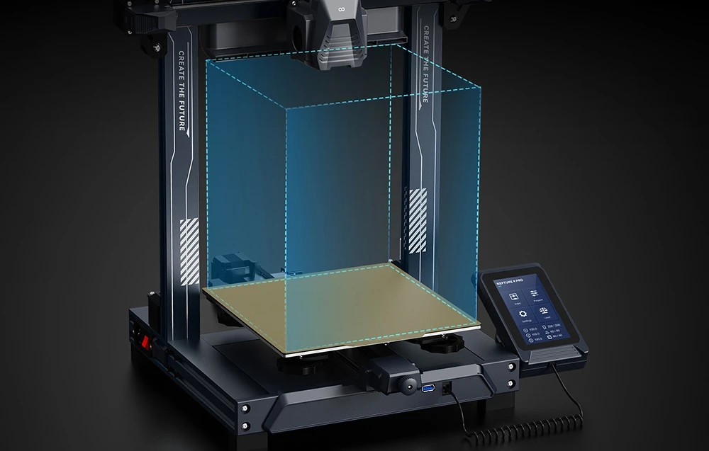 Elegoo Neptune 4 PRO 3D spausdintuvas aprašymas - Prekės nuotrauka Elegoo Neptune 4 PRO 3D spausdintuvas aprašymas - Prekės nuotrauka