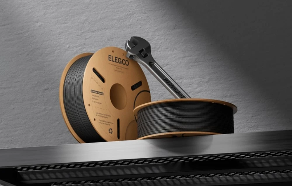 ELEGOO PLA-CF Filament juoda aprašymas - Prekės nuotrauka ELEGOO PLA-CF Filament juoda aprašymas - Prekės nuotrauka