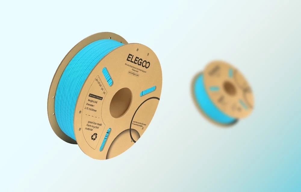 ELEGOO PLA+ Filament Mėlyna aprašymas - Prekės nuotrauka ELEGOO PLA+ Filament Mėlyna aprašymas - Prekės nuotrauka