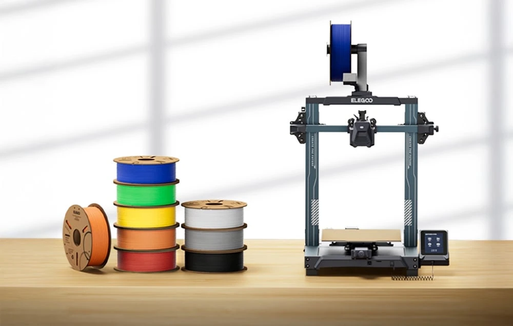 ELEGOO PLA+ Filament oranžinė aprašymas - Prekės nuotrauka ELEGOO PLA+ Filament oranžinė aprašymas - Prekės nuotrauka