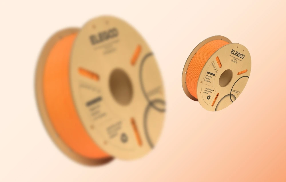 ELEGOO PLA+ Filament oranžinė aprašymas - Prekės nuotrauka ELEGOO PLA+ Filament oranžinė aprašymas - Prekės nuotrauka