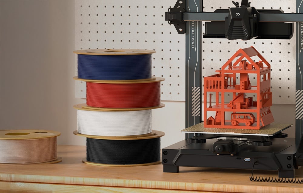 ELEGOO Rapid PETG Filament balta aprašymas - Prekės nuotrauka ELEGOO Rapid PETG Filament balta aprašymas - Prekės nuotrauka