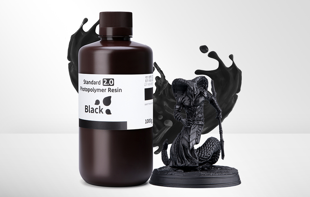 ELEGOO Standard 2.0 Resin (juodas) aprašymas - Prekės nuotrauka