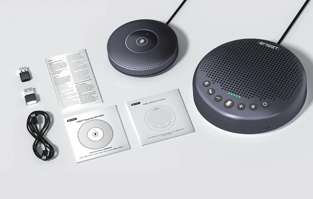 EMEET OfficeCore Luna Plus Kit Conference System aprašymas - Prekės nuotrauka