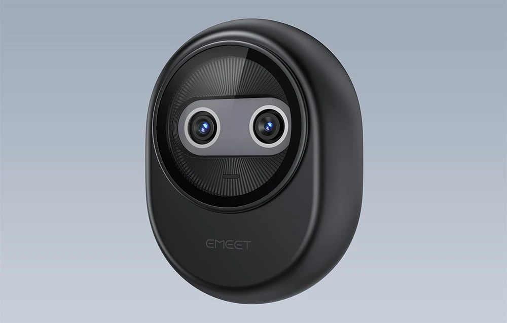 Web kamera - EMEET Piko 4K Dual-Lens AI Autofocus, 3 Mikrofonai, Plug-and-Play, Juoda aprašymas - Prekės nuotrauka