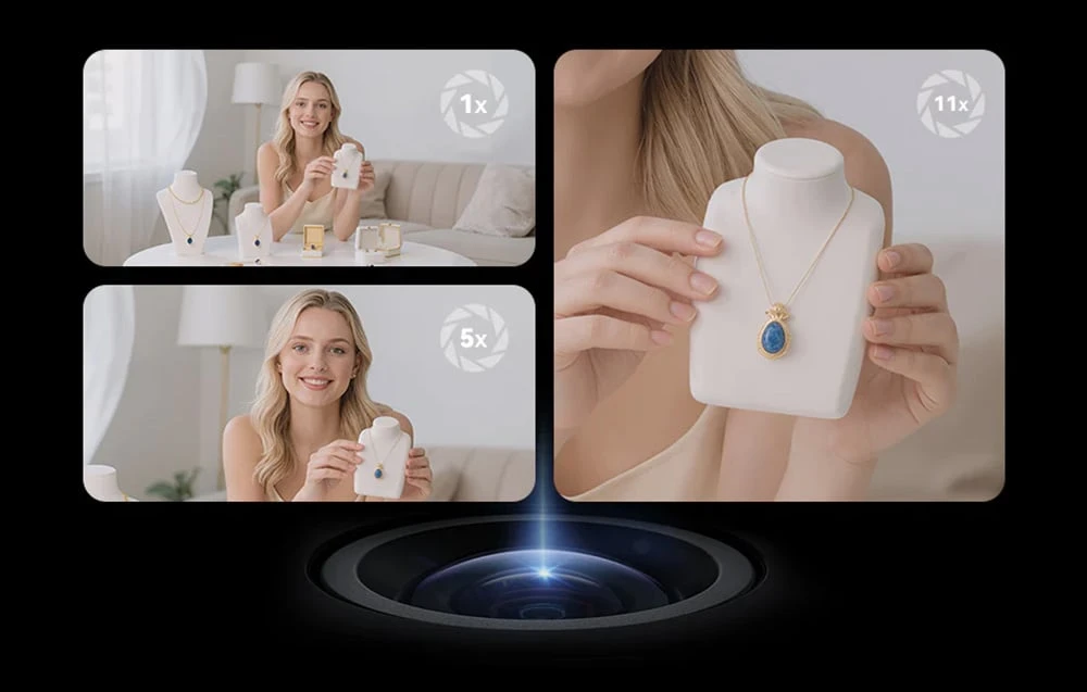 Kameros - EMEET SmartCam C60E 4K Dual (USB-C, 30 fps, noise-canceling mics) aprašymas - Prekės nuotrauka