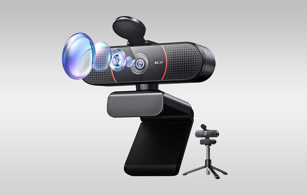 EMEET SmartCam C960 4K Webcam + Tripod aprašymas - Prekės nuotrauka