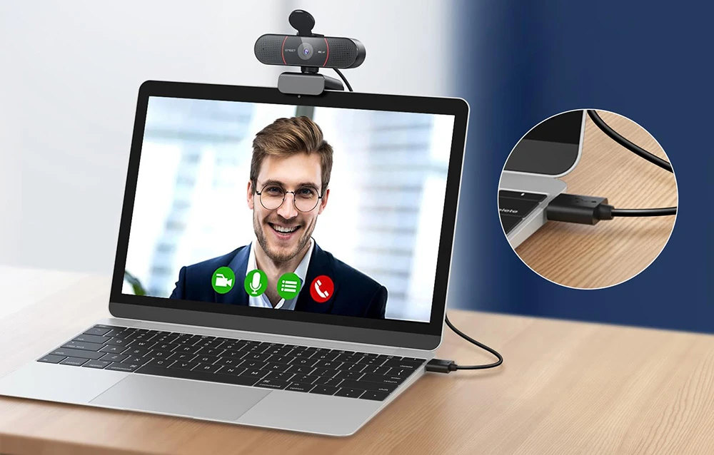 EMEET SmartCam C960 4K Webcam + Tripod aprašymas - Prekės nuotrauka
