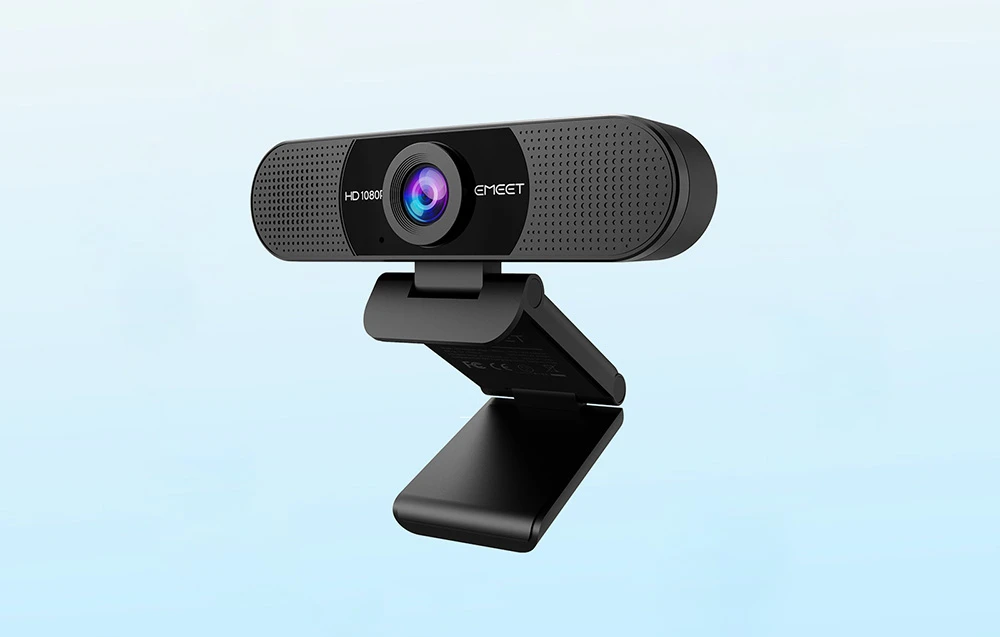 Webkamera - EMEET SmartCam C960 1080p 90° matymo laukas, integruoti mikrofonai, privatumo dangtelis aprašymas - Prekės nuotrauka