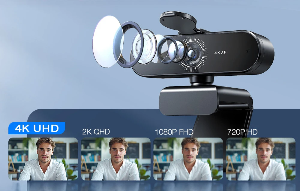 EMEET SmartCam Nova 4K Webcam aprašymas - Prekės nuotrauka