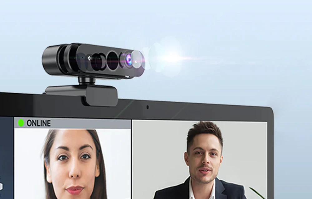 Web kamera - Emeet SmartCam Nova 1080p, intelektualus automatinis fokusavimas, dual mikrofonai aprašymas - Prekės nuotrauka