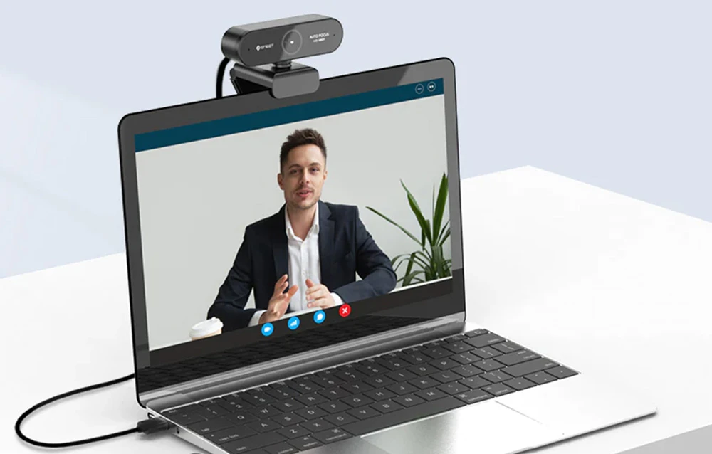 Web kamera - Emeet SmartCam Nova 1080p, intelektualus automatinis fokusavimas, dual mikrofonai aprašymas - Prekės nuotrauka