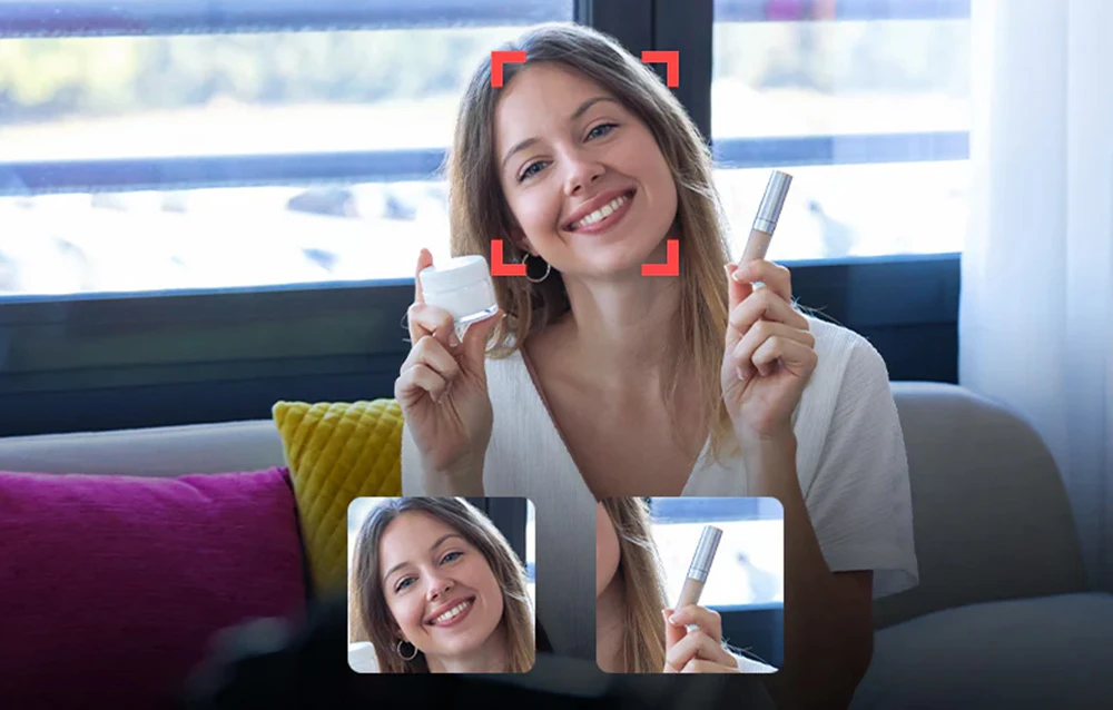 Web kamera - Emeet SmartCam Nova 1080p, intelektualus automatinis fokusavimas, dual mikrofonai aprašymas - Prekės nuotrauka