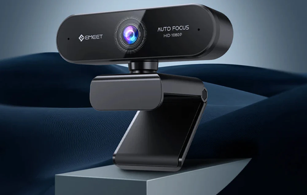Web kamera - Emeet SmartCam Nova 1080p, intelektualus automatinis fokusavimas, dual mikrofonai aprašymas - Prekės nuotrauka