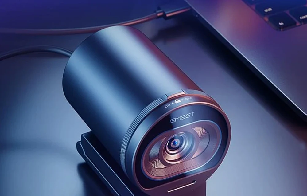 Kameros - EMEET SmartCam S600 4K Ultra HD, autofokusas, dvigubi mikrofonai, juoda aprašymas - Prekės nuotrauka