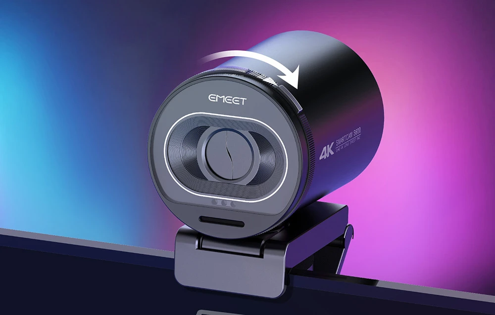Web kamera - Emeet SmartCam S600 4K UHD, greitas automatinis fokusavimas, triukšmą slopinantys mikrofonai aprašymas - Prekės nuotrauka Web kamera - Emeet SmartCam S600 4K UHD, greitas automatinis fokusavimas, triukšmą slopinantys mikrofonai aprašymas - Prekės nuotrauka