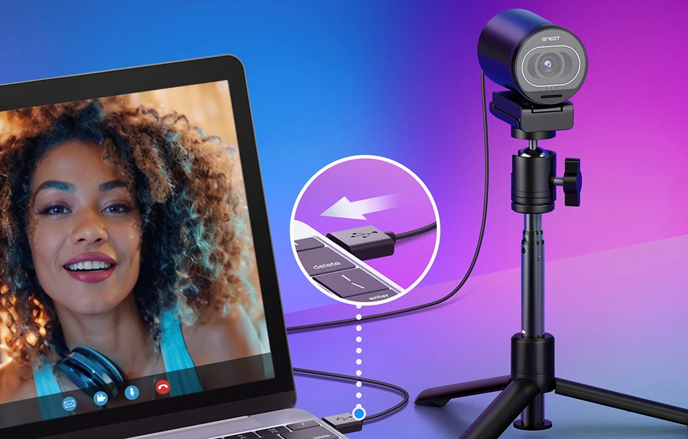 Web kamera - Emeet SmartCam S600 4K UHD, greitas automatinis fokusavimas, triukšmą slopinantys mikrofonai aprašymas - Prekės nuotrauka Web kamera - Emeet SmartCam S600 4K UHD, greitas automatinis fokusavimas, triukšmą slopinantys mikrofonai aprašymas - Prekės nuotrauka