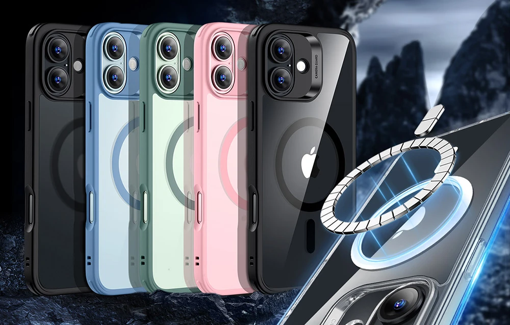 ESR klasikinis hibridinis dėklas (HaloLock), skirtas iPhone 16 Plus (skaidrus) aprašymas - Prekės nuotrauka