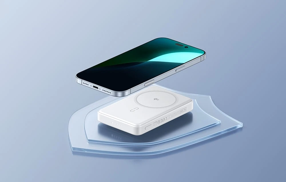 ESR Qi2 MagSlim 10000 mAh magnetinis maitinimo blokas (baltas) aprašymas - Prekės nuotrauka ESR Qi2 MagSlim 10000 mAh magnetinis maitinimo blokas (baltas) aprašymas - Prekės nuotrauka
