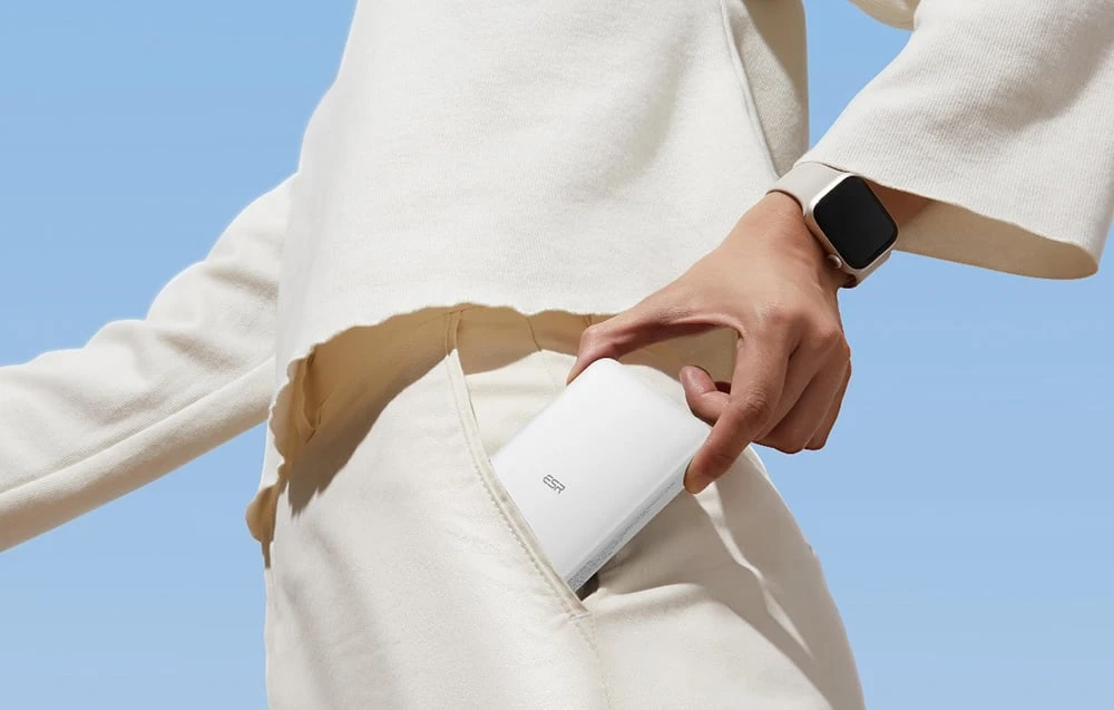 ESR Qi2 MagSlim 10000 mAh magnetinis maitinimo blokas (baltas) aprašymas - Prekės nuotrauka ESR Qi2 MagSlim 10000 mAh magnetinis maitinimo blokas (baltas) aprašymas - Prekės nuotrauka