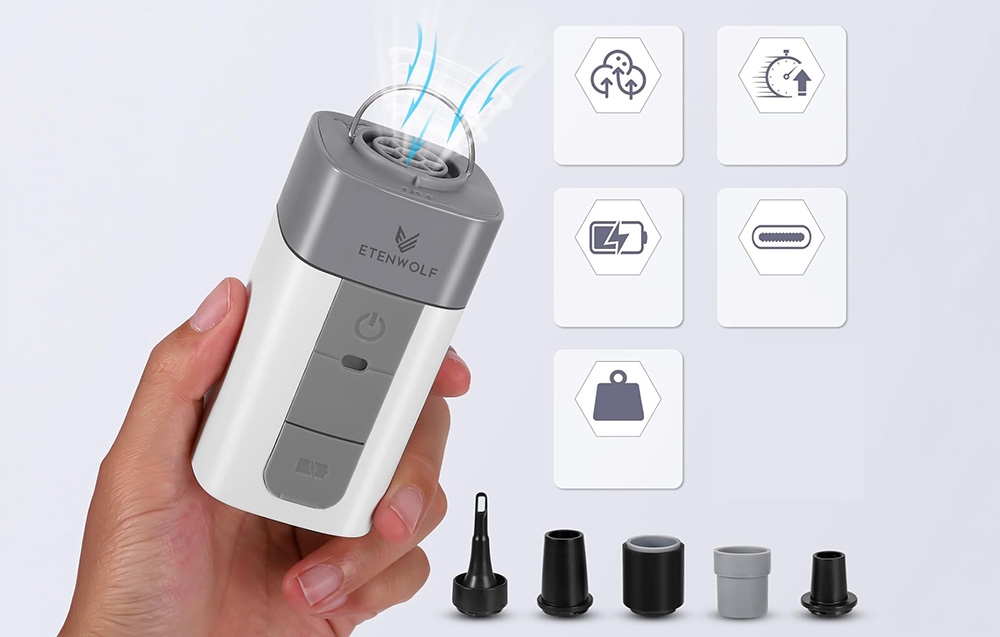 Etenwolf AIR 2 2600mAh Electric Pump aprašymas - Prekės nuotrauka