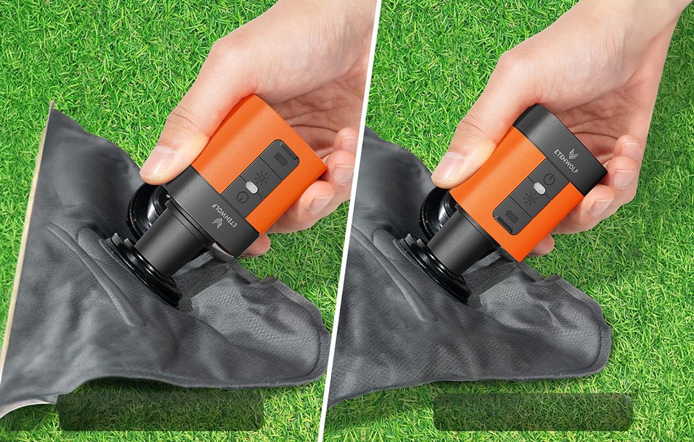Etenwolf AIR 3 2600mAh Electric Pump (Oranžinis) aprašymas - Prekės nuotrauka