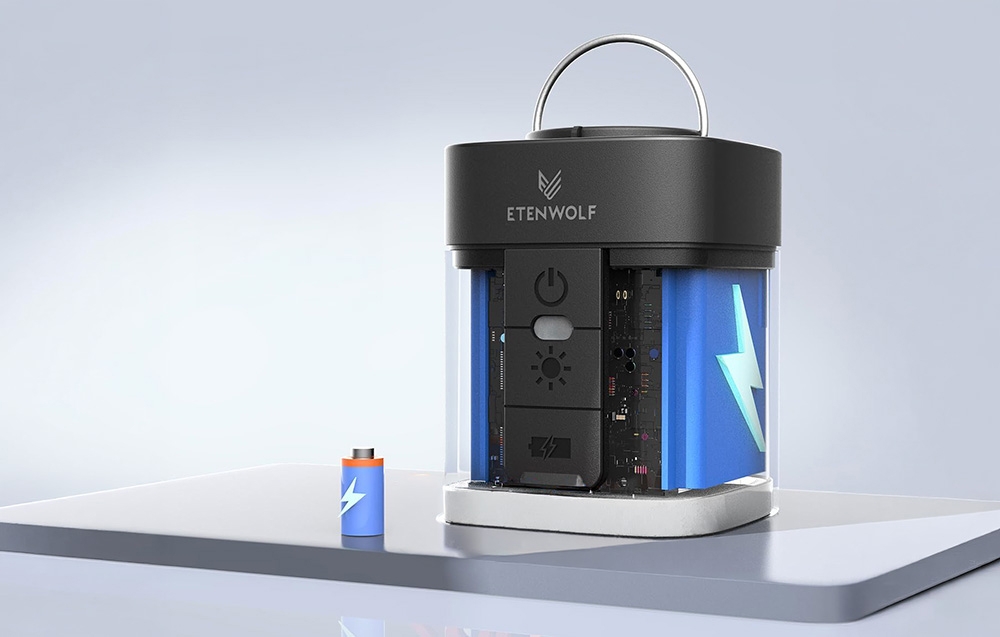 Etenwolf AIR 3 2600mAh Electric Pump (Oranžinis) aprašymas - Prekės nuotrauka