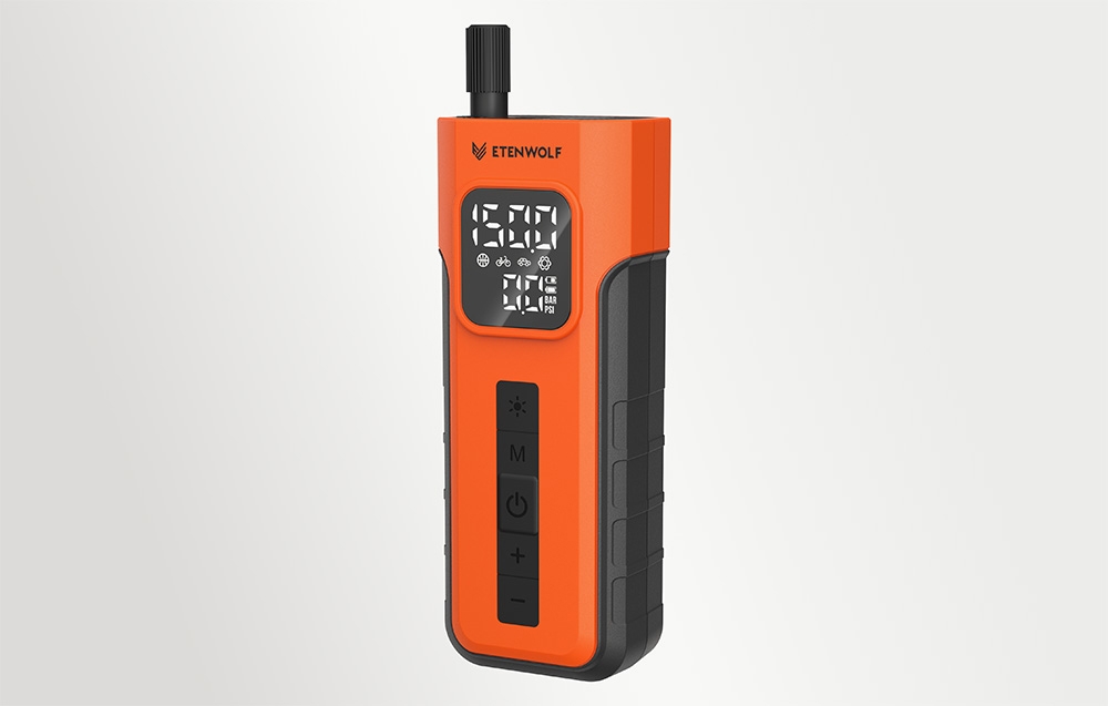 Etenwolf C2 Car Air Compressor, 10.34 bar, 4000 mAh aprašymas - Prekės nuotrauka