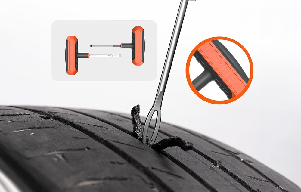 Etenwolf R1 Tire Repair Kit aprašymas - Prekės nuotrauka