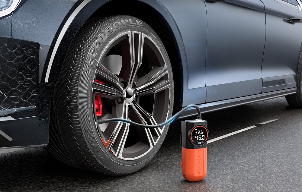 Etenwolf S1 Car Air Compressor, 11.03 bar, 5200 mAh aprašymas - Prekės nuotrauka