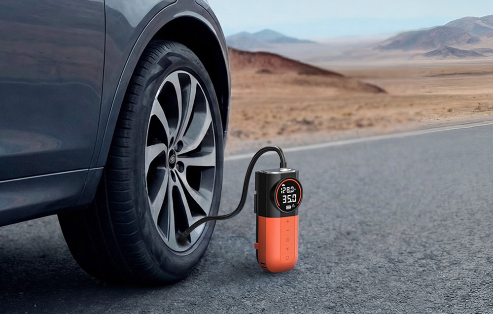 Etenwolf S1 Car Air Compressor, 11.03 bar, 5200 mAh aprašymas - Prekės nuotrauka