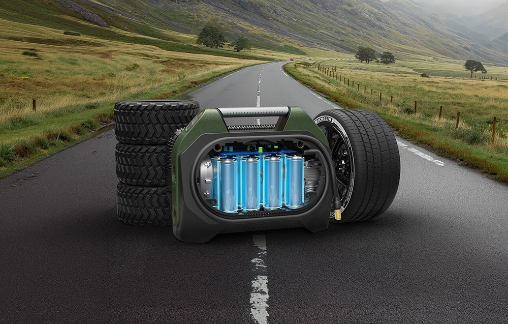 Etenwolf S7 Car Air Compressor, 11.03 bar, 38,400 mAh aprašymas - Prekės nuotrauka