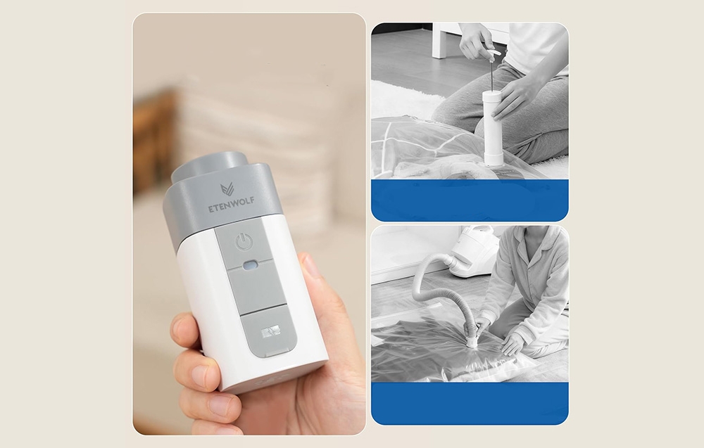 Etenwolf VB03 1500mAh Vacuum Bags with Pump aprašymas - Prekės nuotrauka