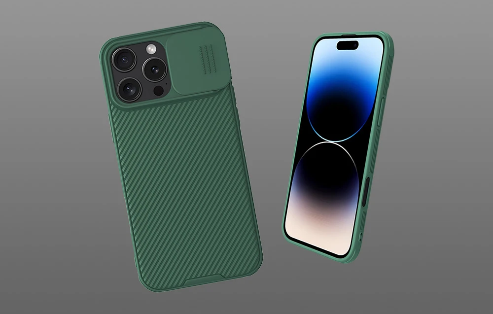 Apple iPhone 16 Pro Max Nillkin CamShield Pro dėklas telefonui žalios spalvos aprašymas - Prekės nuotrauka Apple iPhone 16 Pro Max Nillkin CamShield Pro dėklas telefonui žalios spalvos aprašymas - Prekės nuotrauka
