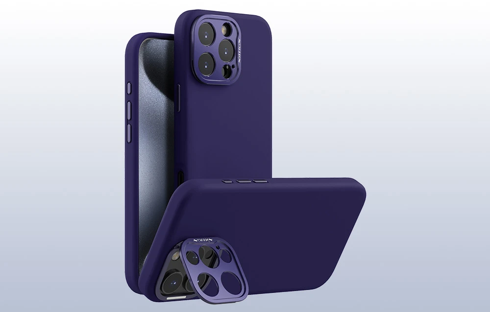 Dėklas Nillkin LensWing Magnetic iPhone 16 Pro Max (violetinė) aprašymas - Prekės nuotrauka