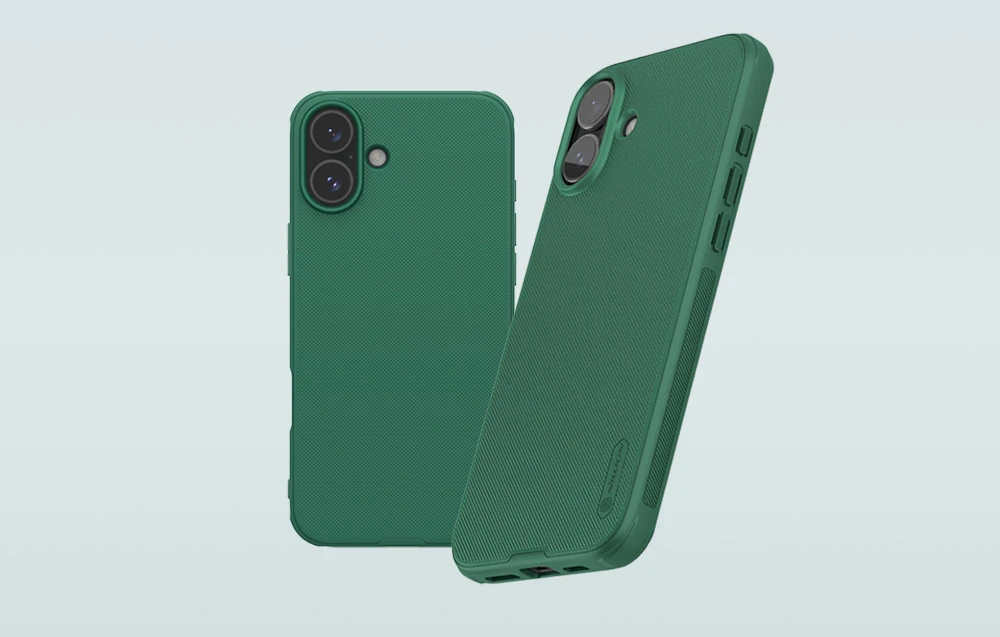 Nillkin Super Frosted PRO Back Apple iPhone 16 dėklas telefonui žalios spalvos aprašymas - Prekės nuotrauka