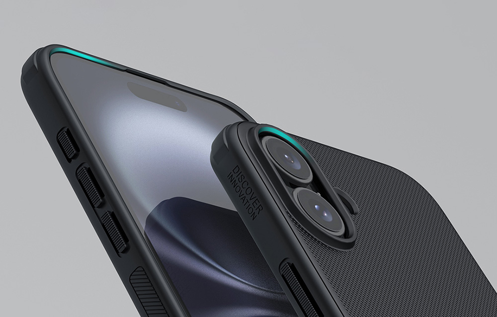 Nillkin Super Frosted PRO Magnetic Back Apple iPhone 16 Plus dėklas telefonui juodos spalvos aprašymas - Prekės nuotrauka